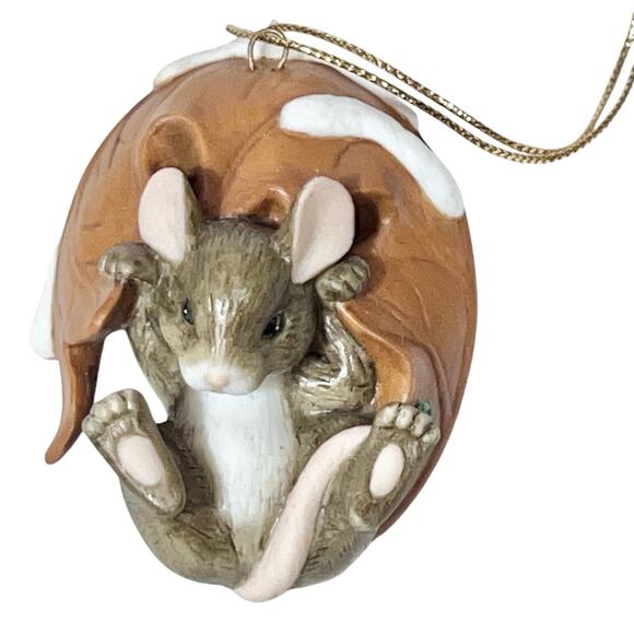 Vintage Charming Tales Fitz Floyd Mouse Mice Porcelain Ornament Figurines Pair - Picture 7 of 13